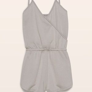 Aritzia TNA gray romper